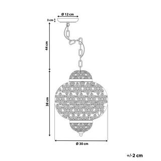 Beliani Lampadario en Metallo Glamour BANDAMA  