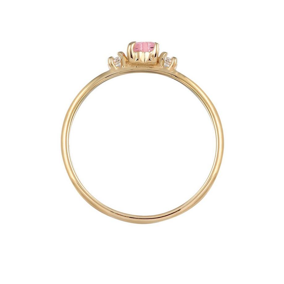 Elli  Bague De Fiançailles Cœur Avec Cristal De Zirconium 