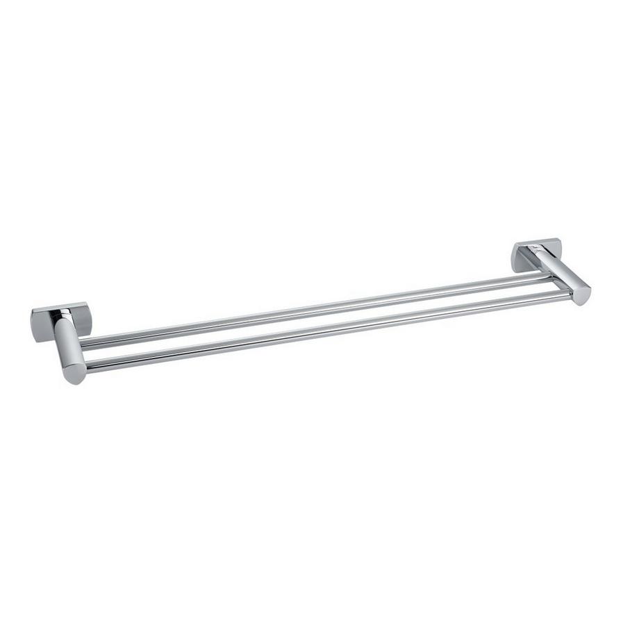 diaqua  Porte-serviette double Biasca chromé 