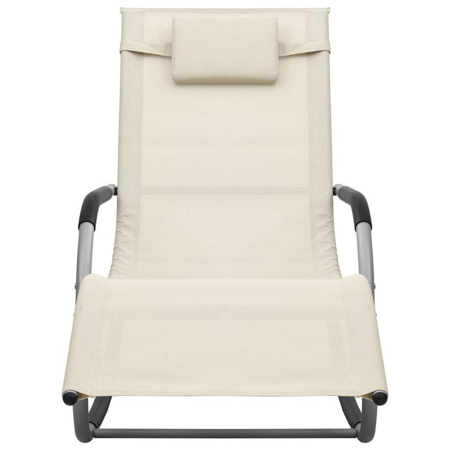 VidaXL Chaise longue tissu  