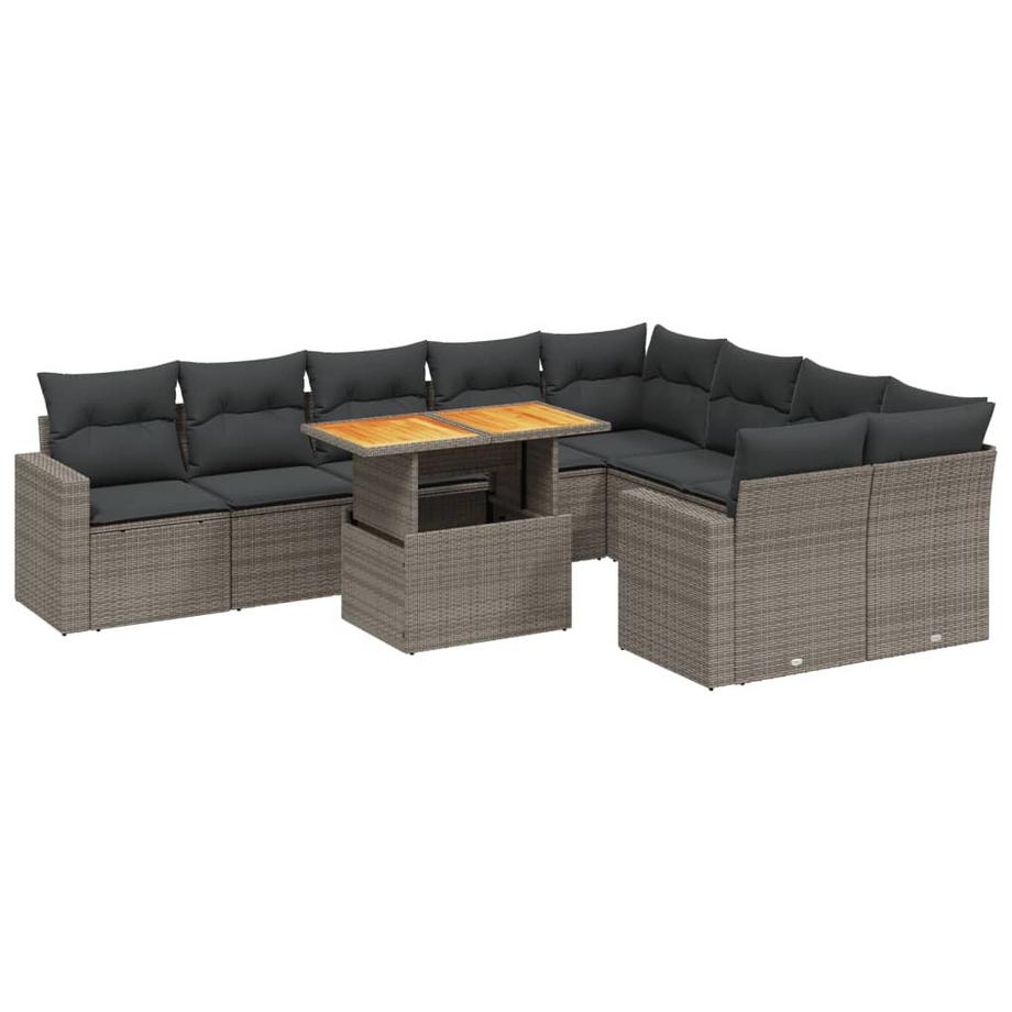 Garten sofagarnitur poly-rattan