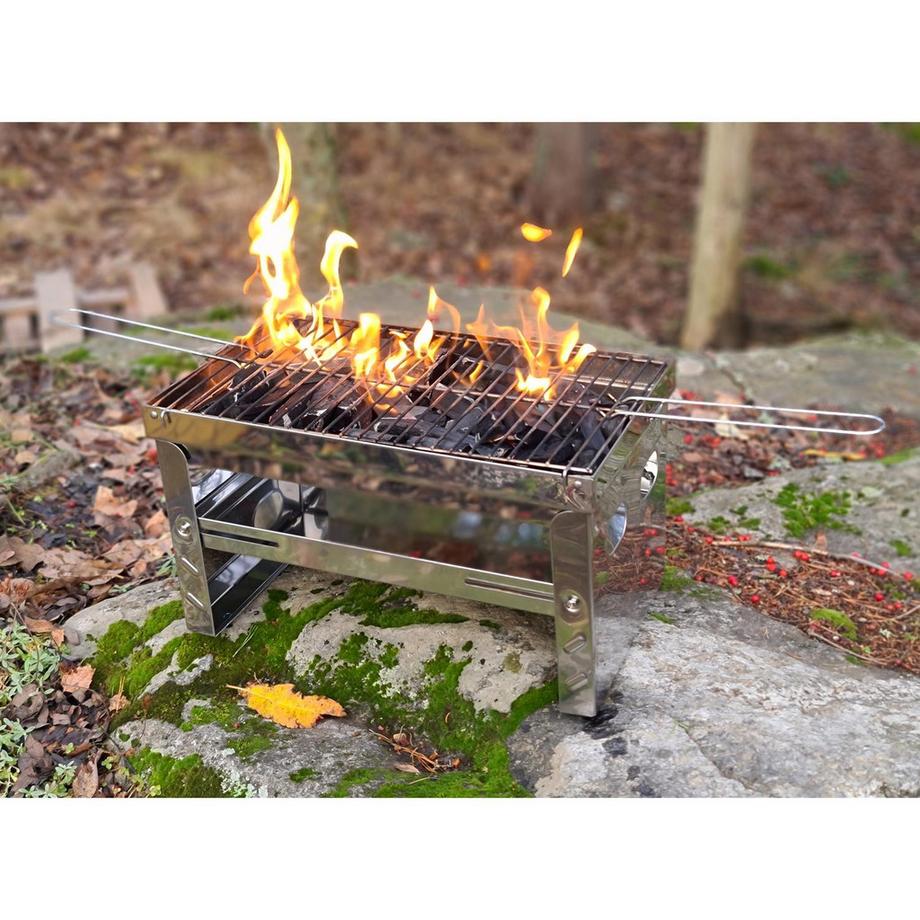 Mustang  Holzkohlegrill Trek faltbar mit Tasche 