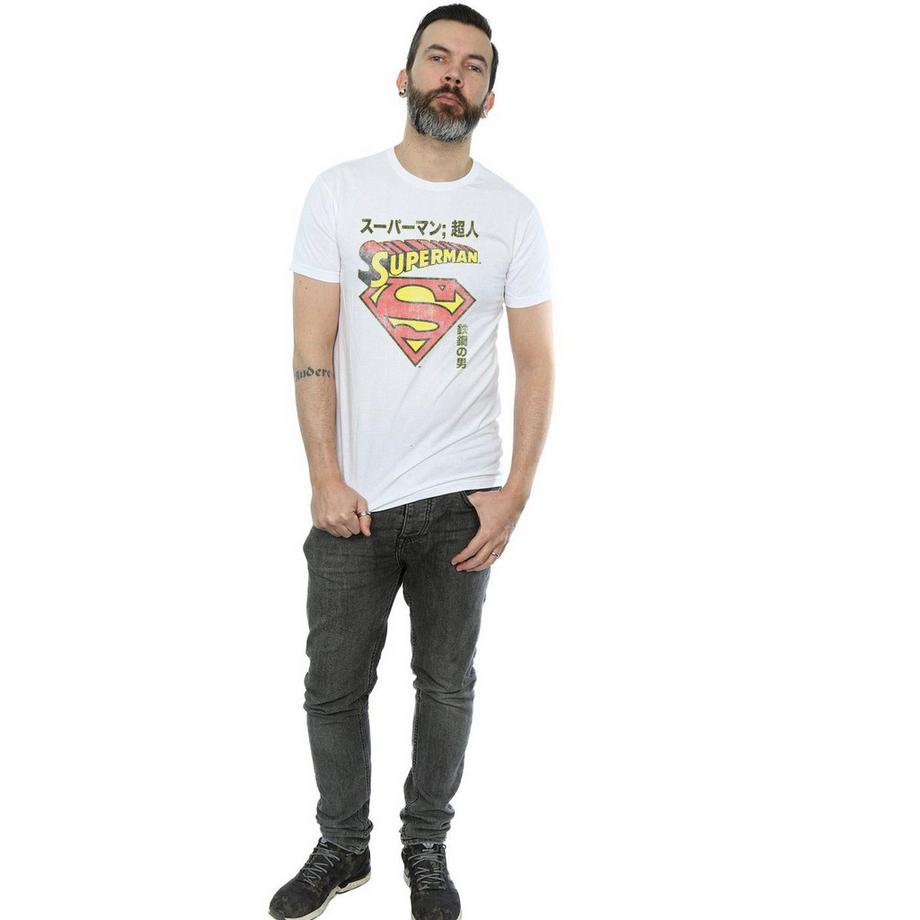 DC COMICS Superman T-Shirt Logo Japonais  