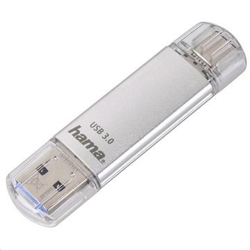 USB-Stick C-Laeta - 256 GB, USB-C USB 3.1/USB 3.0, 70 MB/s, Silber