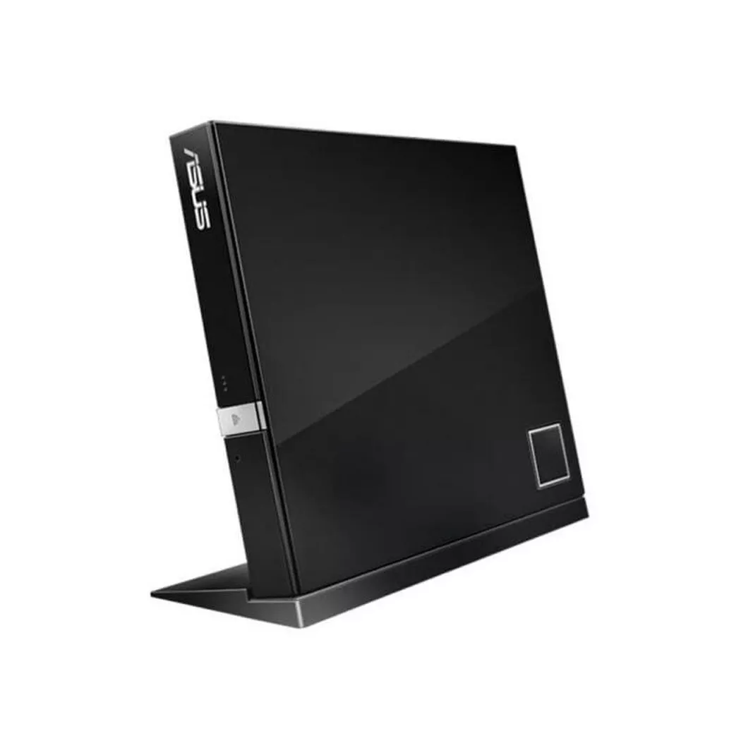 ASUS - Externer Blu Ray DVD/RW Brenner  SBW-06D2X-U Slim USB Schwarz, Schwarz