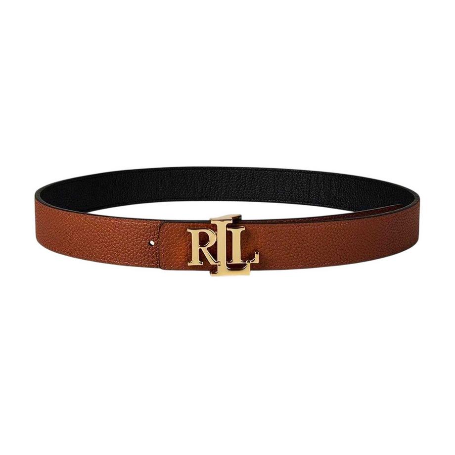 Ralph Lauren Ceinture en Cuir Réversible avec Motif Rugueux  
