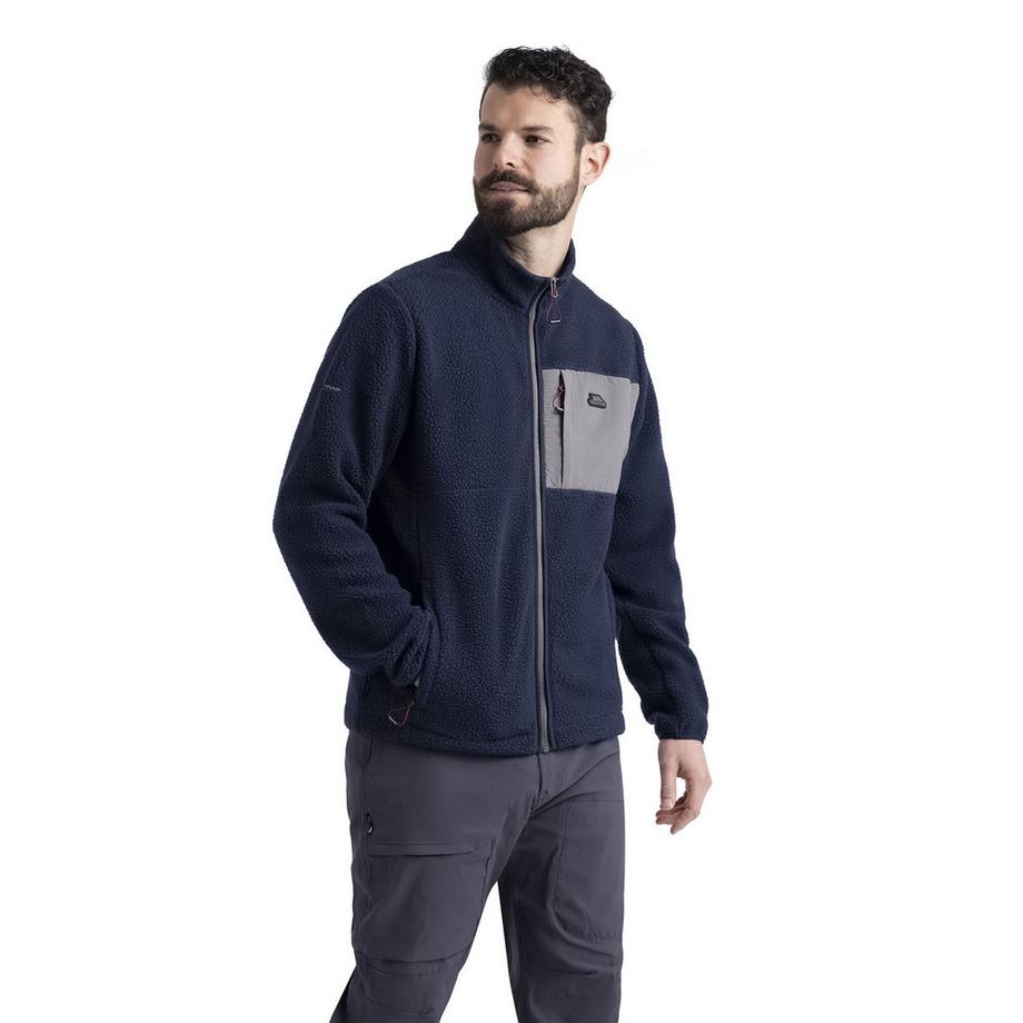 Trespass Veste Polaire Col Montant Motiftyle Blocs De Couleurs Hamish  