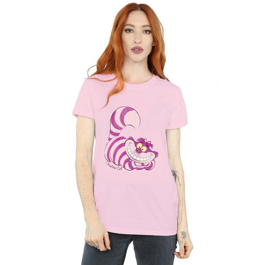 Alice in Wonderland Cheshire Cat Bedrucktes T-Shirt  
