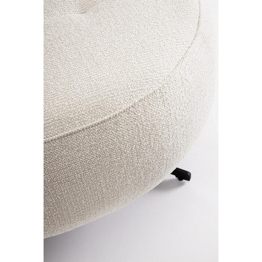 mutoni Fauteuil pivotant Gonnie écru  