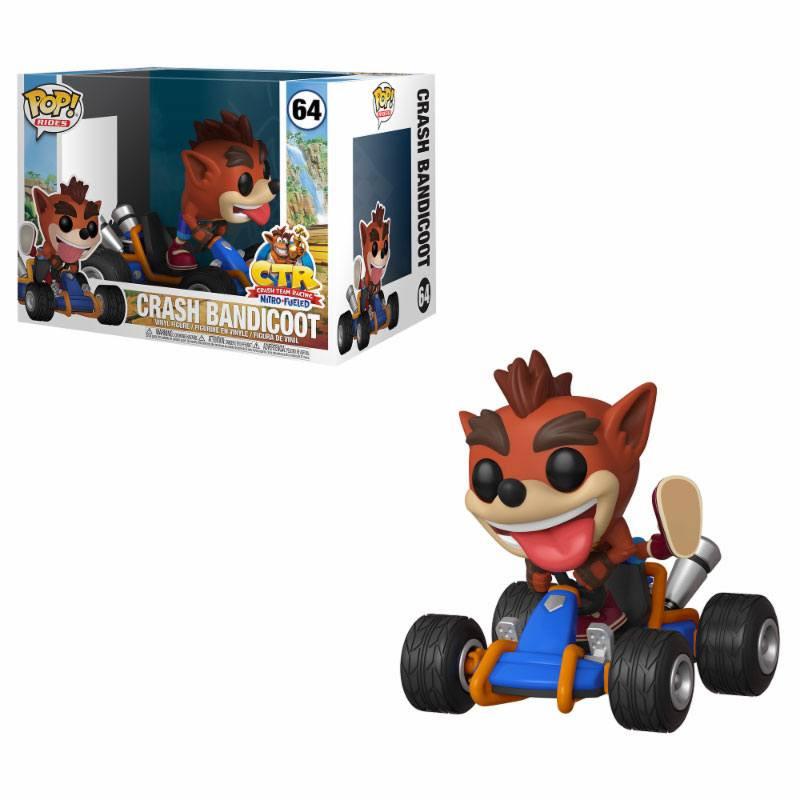 Funko  Crash Team Racing POP! Rides Vinyl Figur Crash Bandicoot 