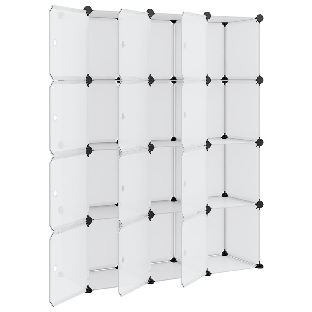 VidaXL Organisateur de cubes de rangement polypropylène  
