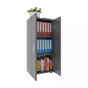 Büroschrank Bücher Ordner Aktenschrank Büromöbel Schrank Ulas 3-fach Drehtüren