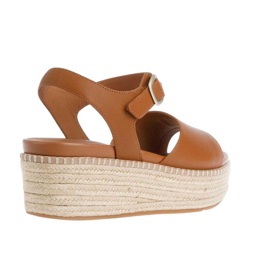 Fitflop Sandali Espadrille Con Zeppa Eloise Pelle  