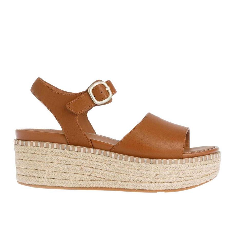 Fitflop Sandali Espadrille Con Zeppa Eloise Pelle  