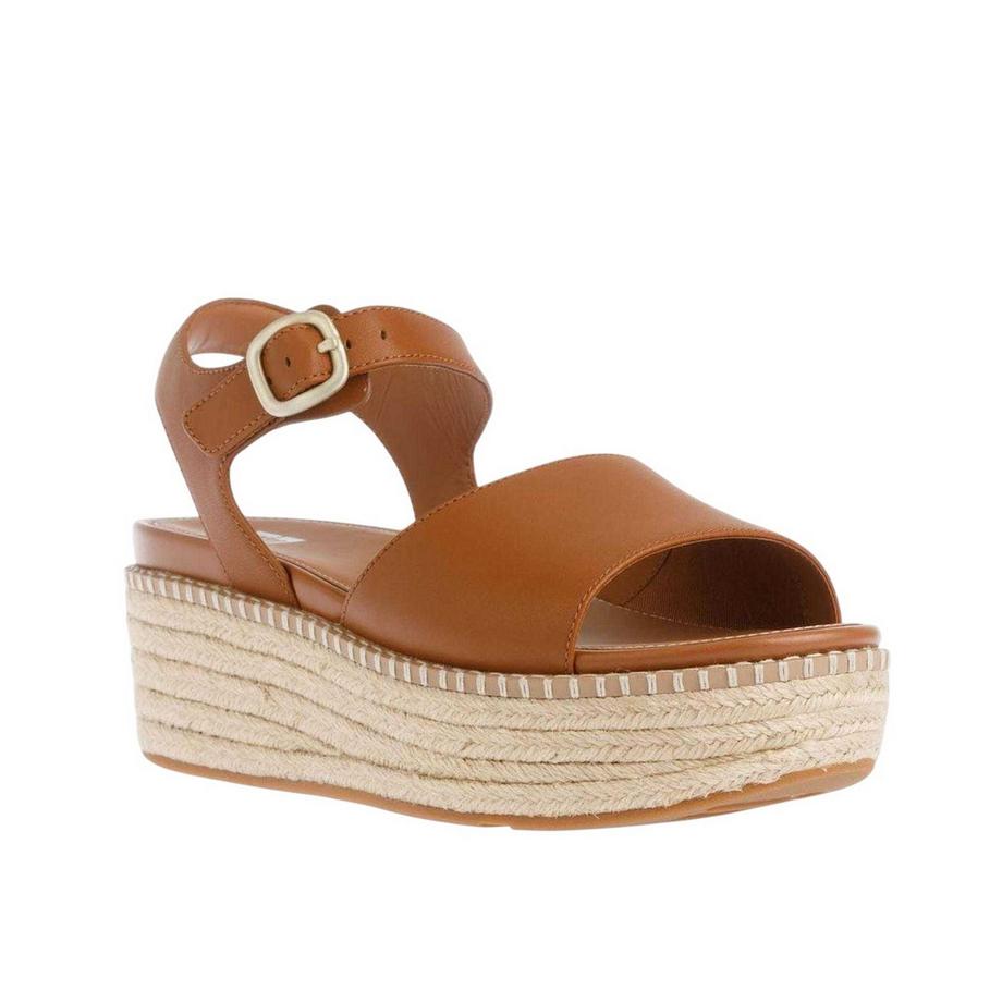 Eloise Espadrille Sandali Con Zappa Pelle