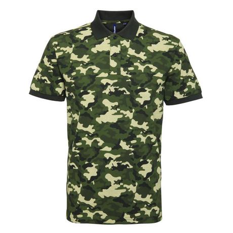 Asquith & Fox  Camo Poloshirt 