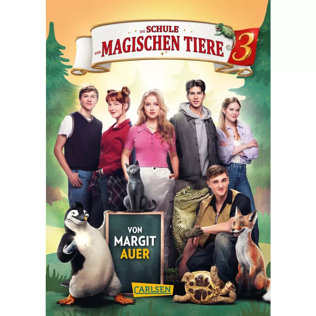 Carlsen - Die Schule der magischen Tiere 3: Das Buch zum Film, Auer, Margit/ Metzen, Isabelle (Illustrationen), Multicolor