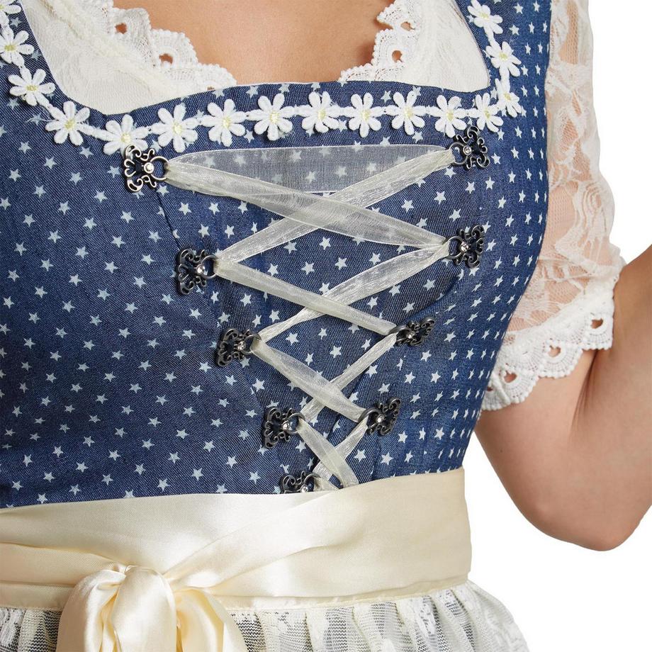 Tectake  Frauenkostüm Midi-Dirndl Kleinwalsertal Modell 2 