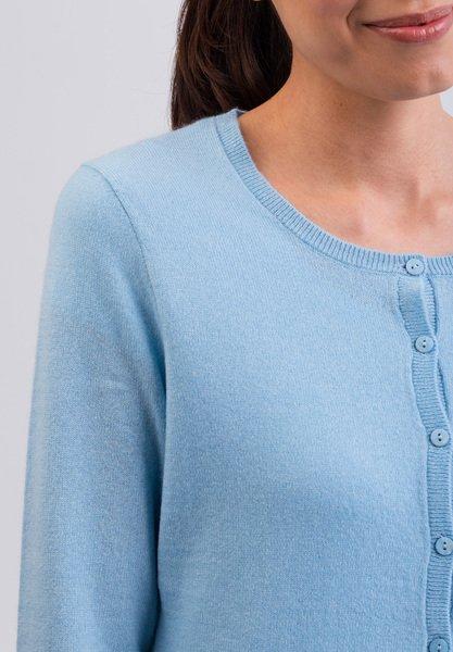 CASH-MERE.CH Kaschmir Rundhals Cardigan  