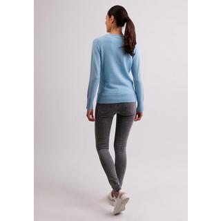 CASH-MERE.CH Kaschmir Rundhals Cardigan  