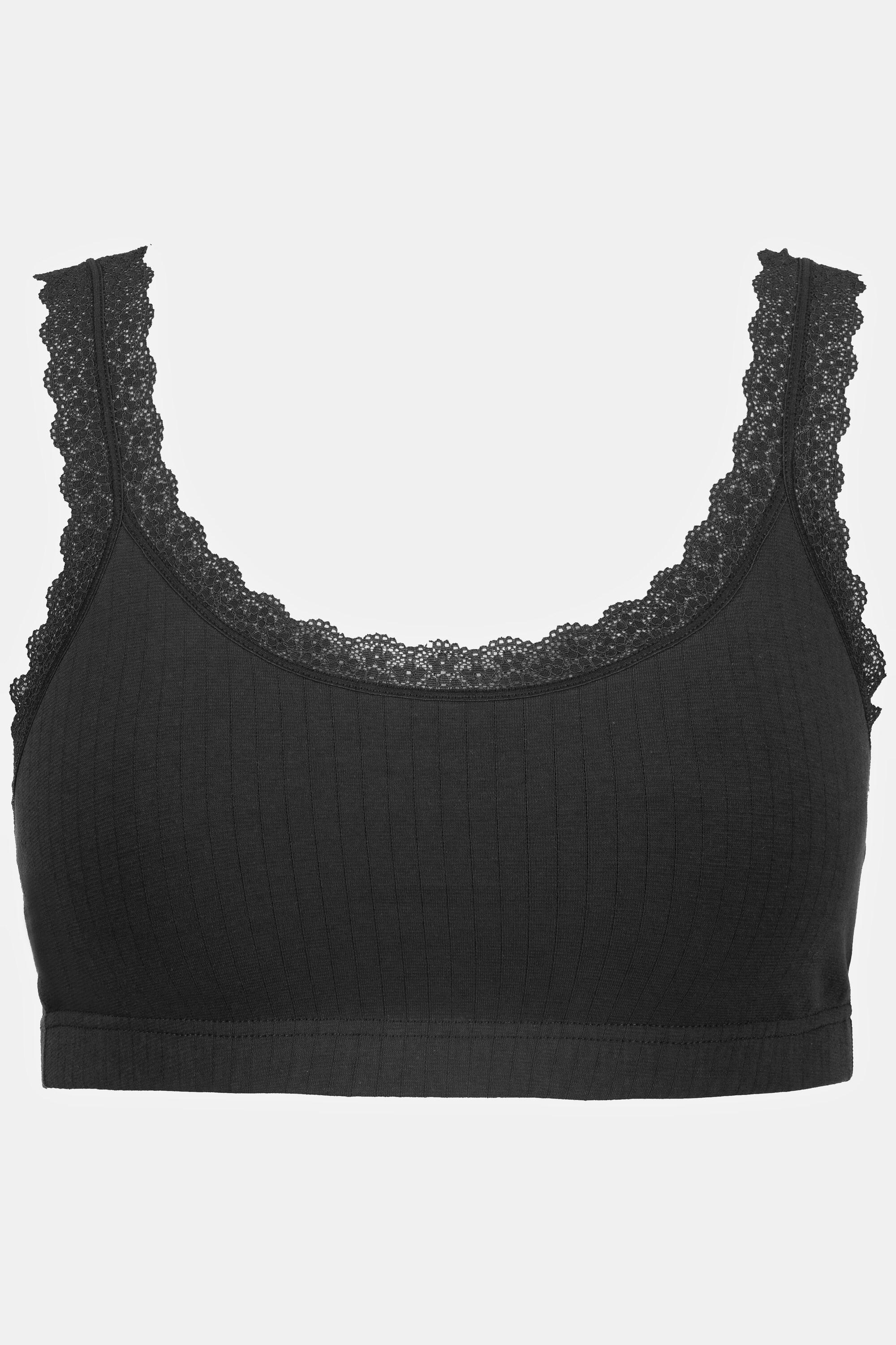 Ulla Popken  Bustier, motif ajouré, dentelle 