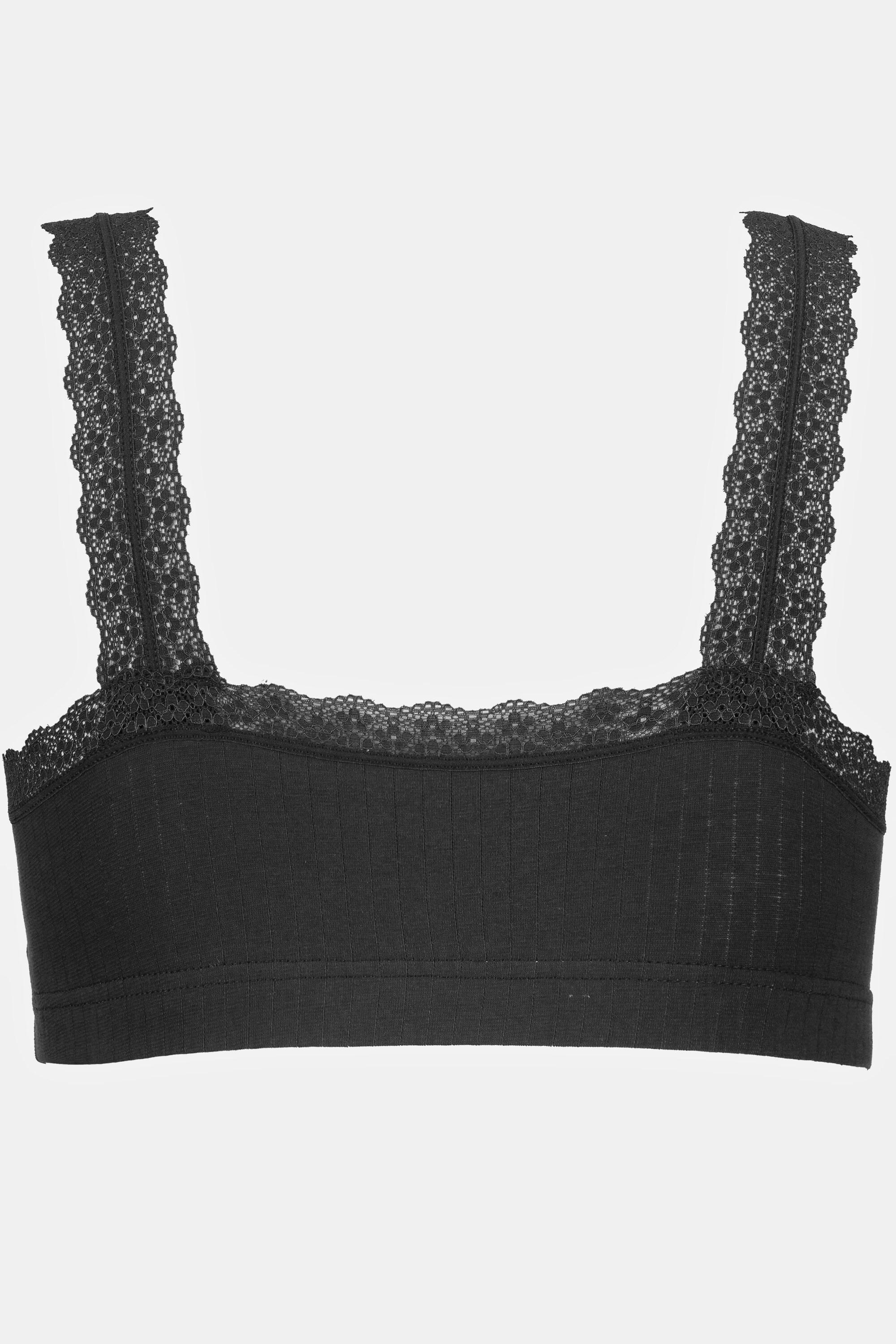 Ulla Popken  Bustier, motif ajouré, dentelle 