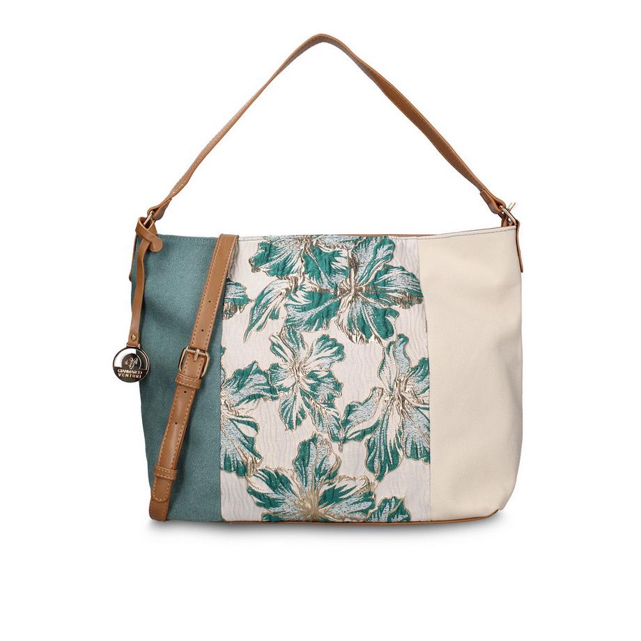 GianMarco Venturi Borsa a tracolla Alizé con motivo floreale  