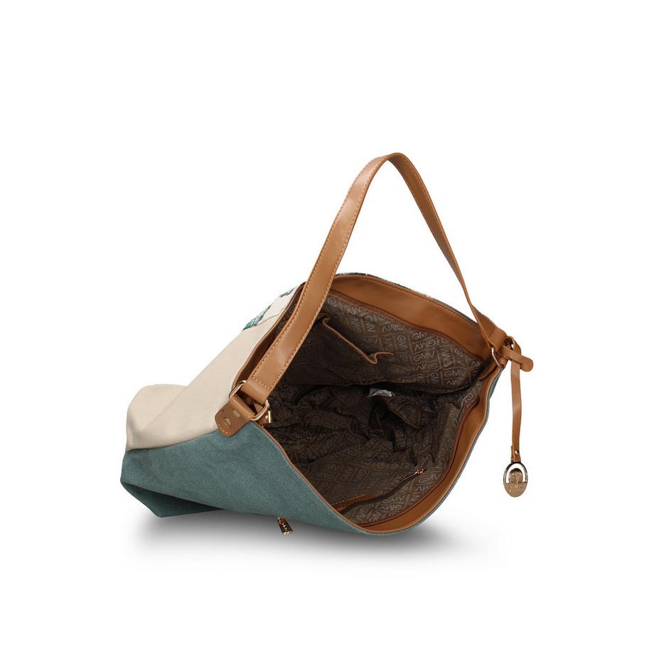 GianMarco Venturi Borsa a tracolla Alizé con motivo floreale  