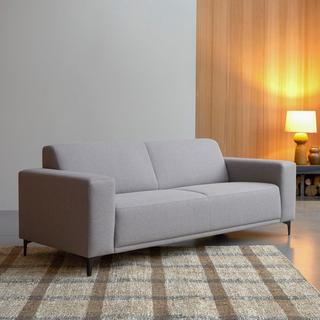 Tikamoon 3-Sitzer-Sofa mit taupegrauem Stoffbezug Lars  