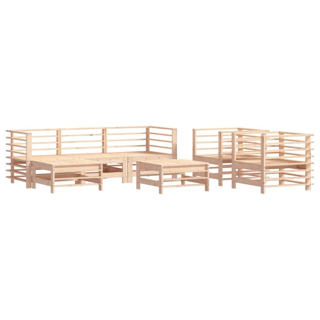 VidaXL Garten lounge set holz  