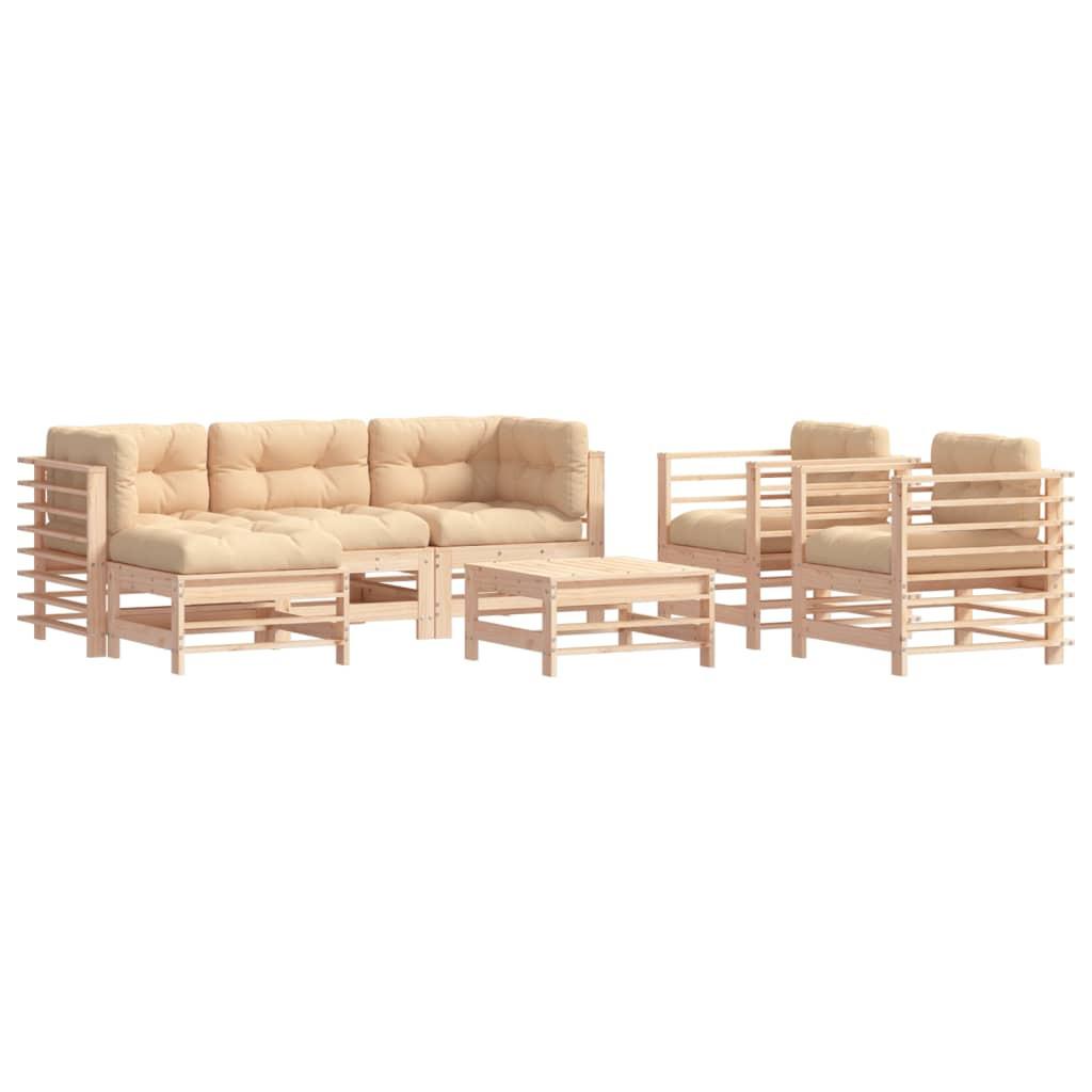 VidaXL Garten lounge set holz  