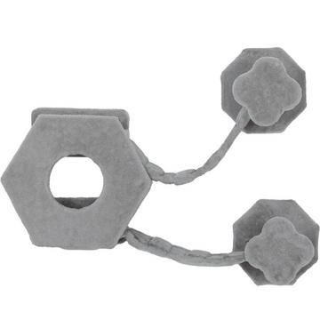 Katzen Kletterwand, Katzenliege mit Stufen, Katzenhöhle, Sprungturm, Spielzeugball, Katzenplattform für Katzen bis 5 kg, Hellgrau
