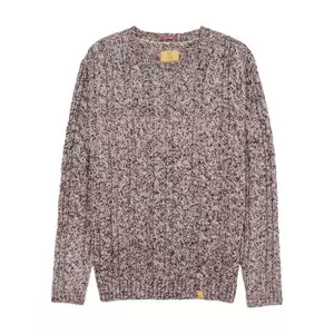 Strickpullover Roundneck Cable Neps
