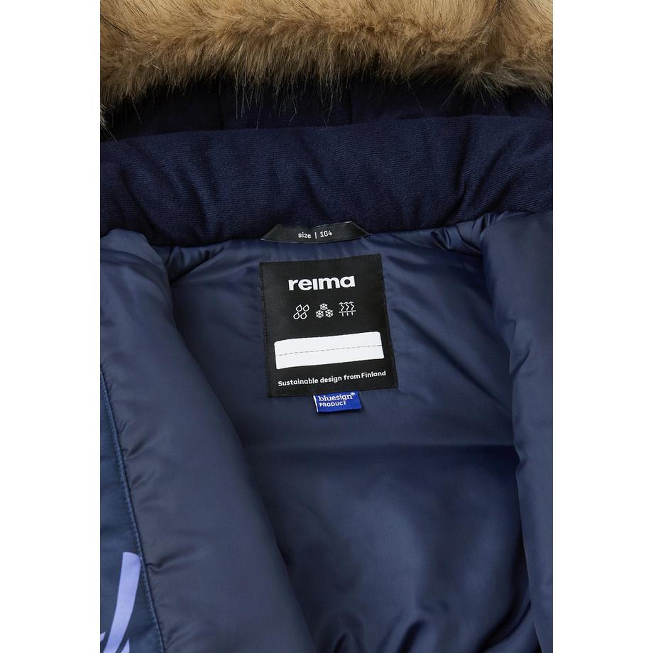Reima  tec Mädchen Winterjacke Muurame Navy 