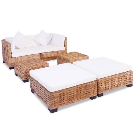 VidaXL Sofa-set rattan  