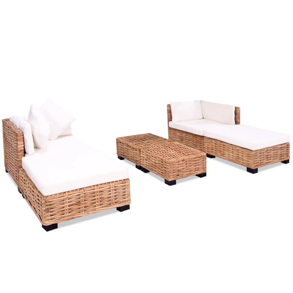 VidaXL Sofa-set rattan  