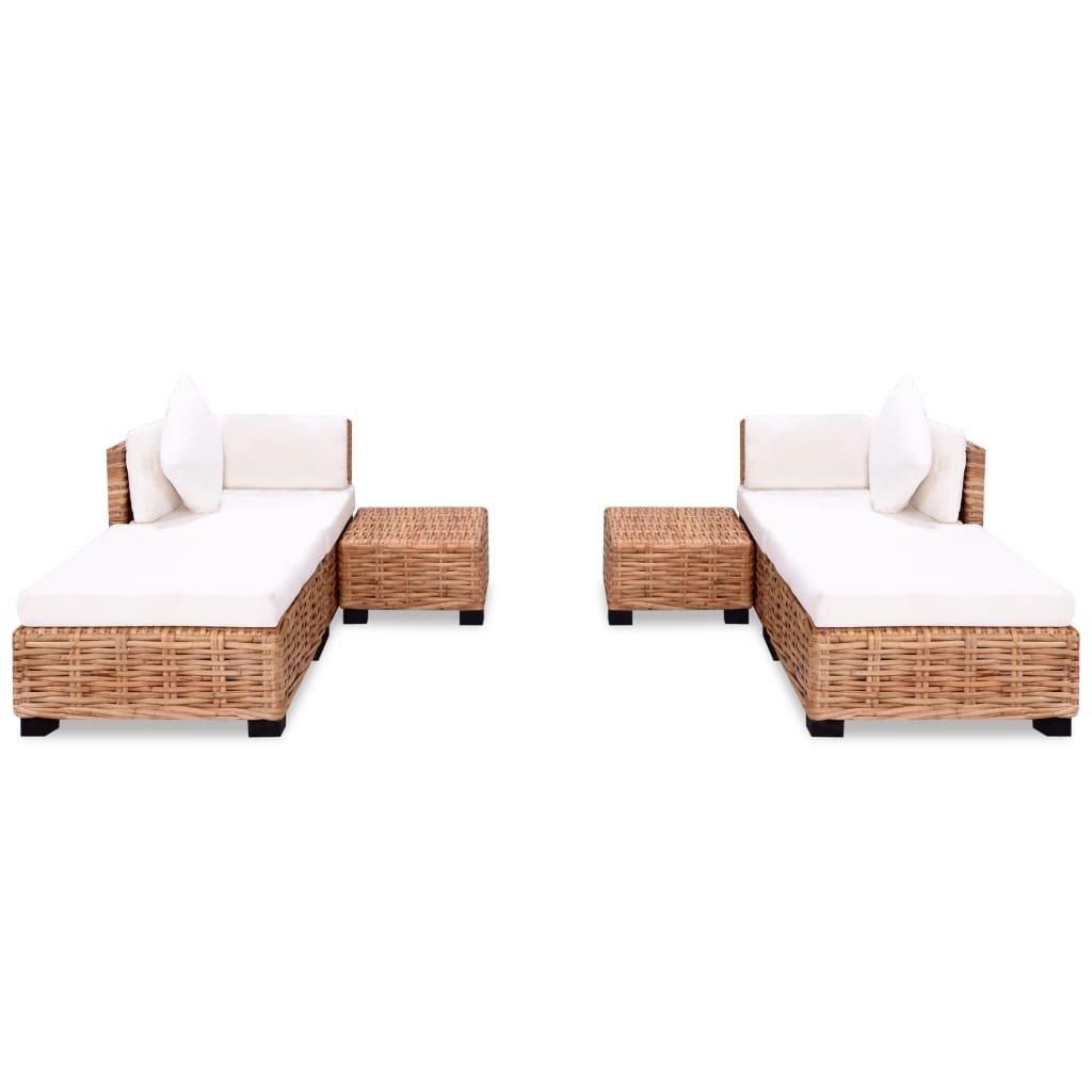 VidaXL Sofa-set rattan  