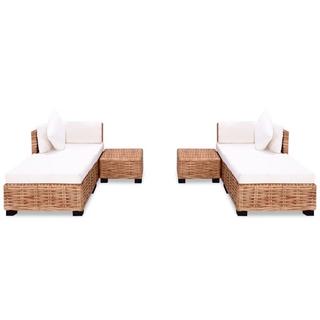 VidaXL Sofa-set rattan  