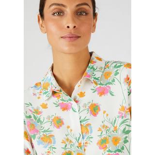 Damart  Chemisier imprimé fleurs en pure viscose, 