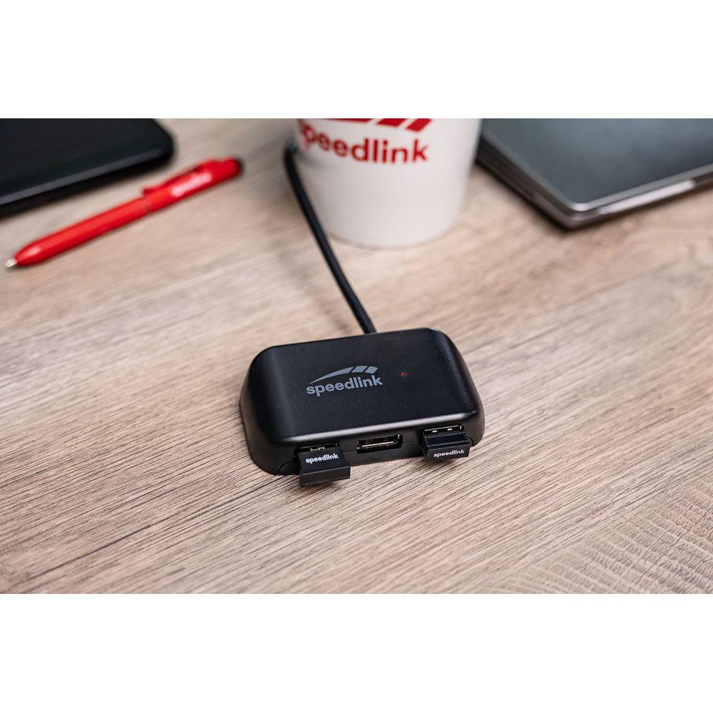 SPEEDLINK  SNAPPY EVO USB-A Hub, 4-Port SL-140109-BK USB 3.2 