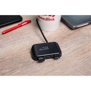 SPEEDLINK  SNAPPY EVO USB-A Hub, 4-Port SL-140109-BK USB 3.2 