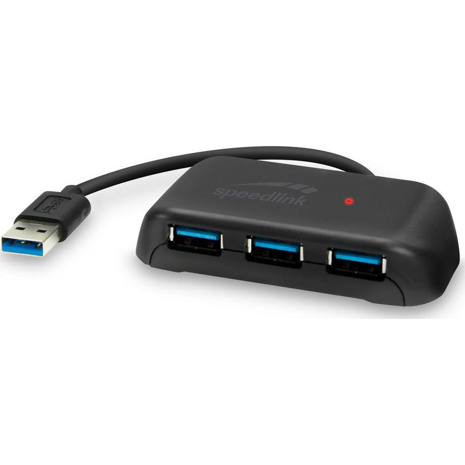 SPEEDLINK  SNAPPY EVO USB-A Hub, 4-Port SL-140109-BK USB 3.2 