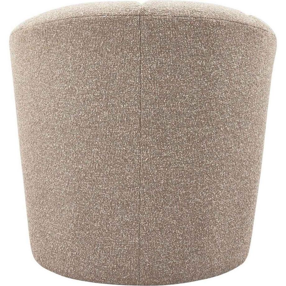 mutoni Fauteuil Mojo pivotant Bouclé beige chiné  