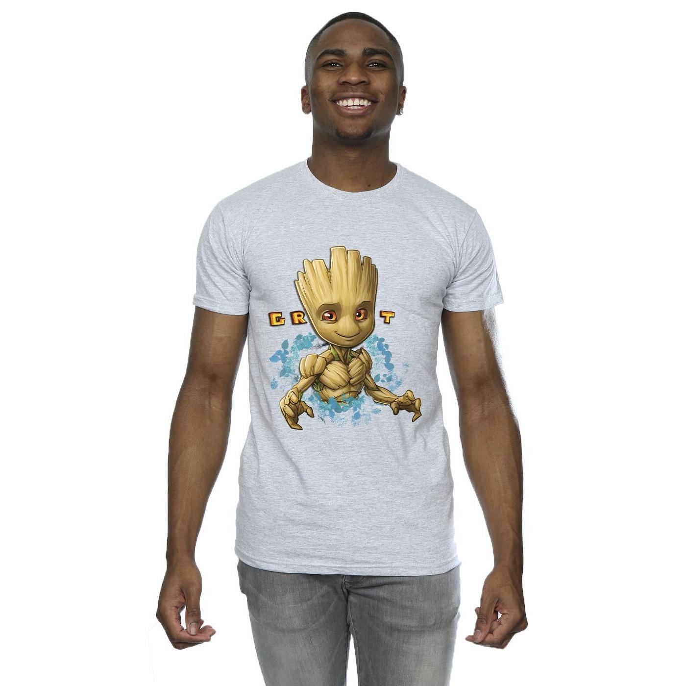 Guardians Of The Galaxy Groot Grafikdruck T-Shirt  