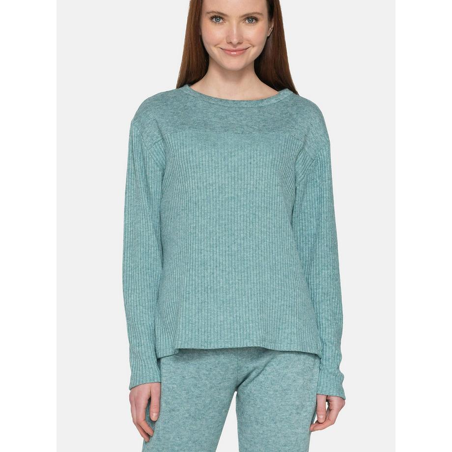 Luna Connected Sweatshirt Côtelé Manches Longues  