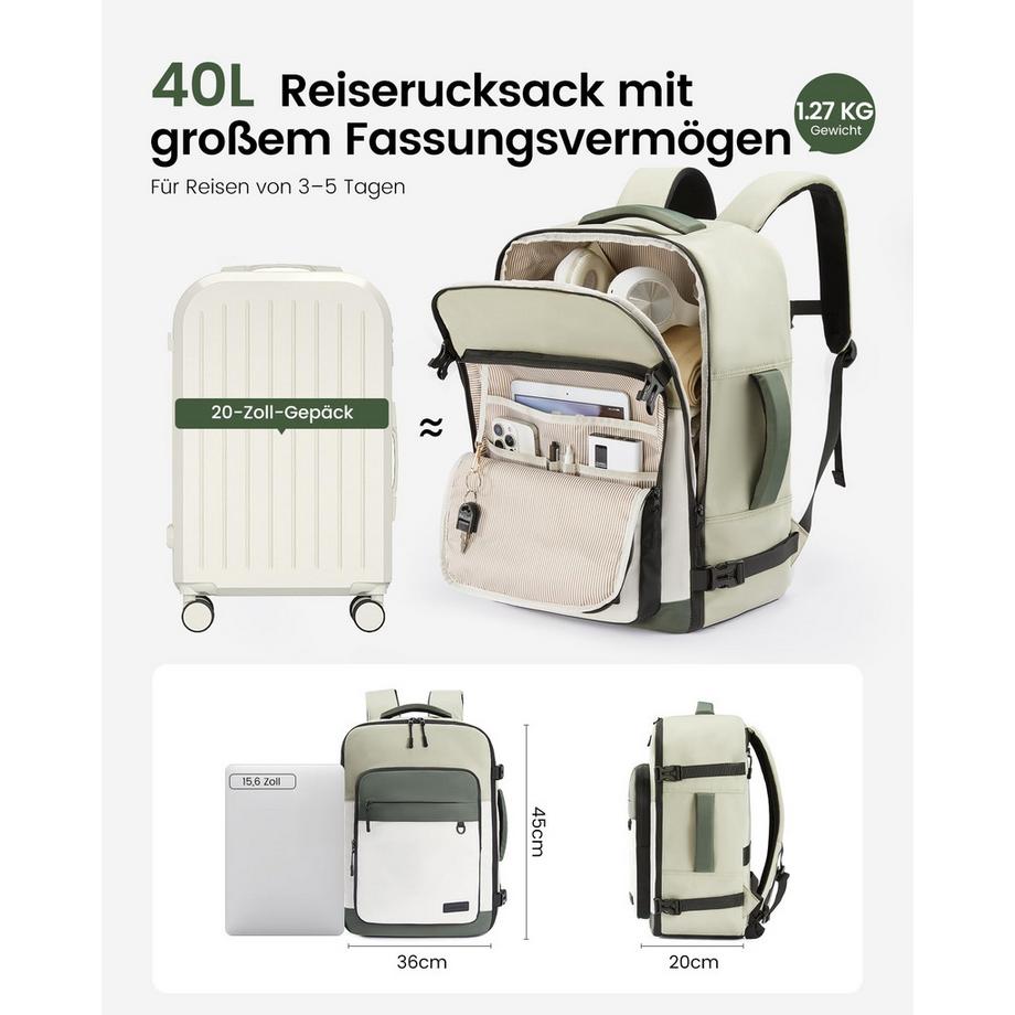 Only-bags.store Handgepäck Rucksack Flugzeug, Easyjet Reiserucksack  