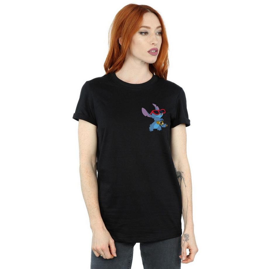 Disney Stitch Pocket T-Shirt Manches Courtes  