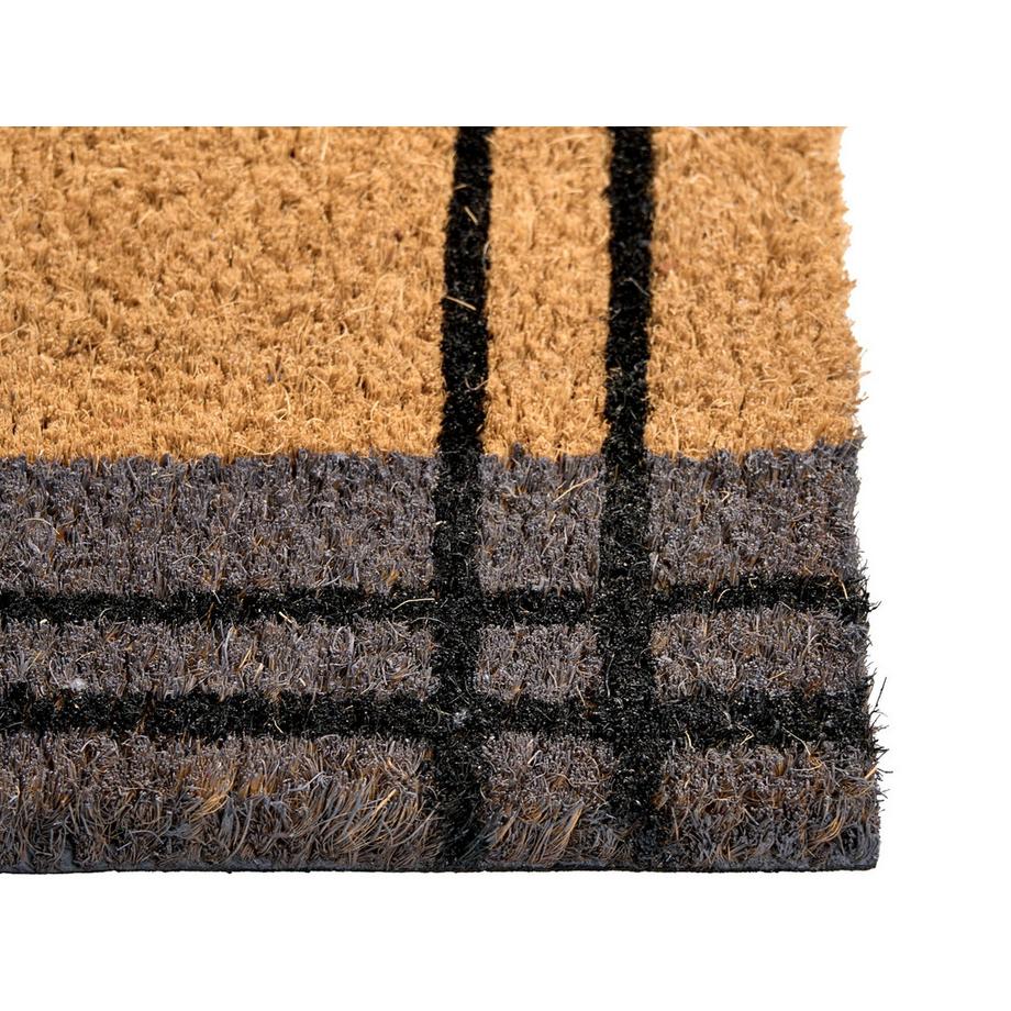 Beliani Fussmatte aus Kokosfasern Klassisch MARAGANG  