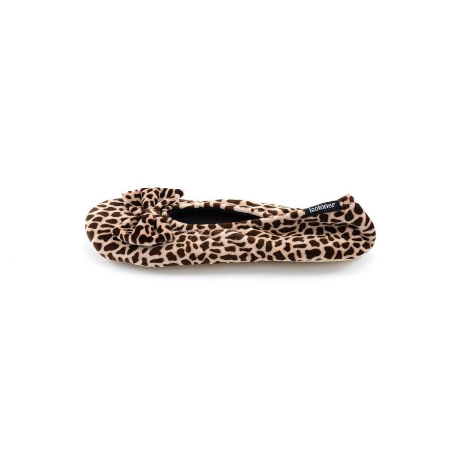 isotoner Girafe Ballerines Pantoufles  