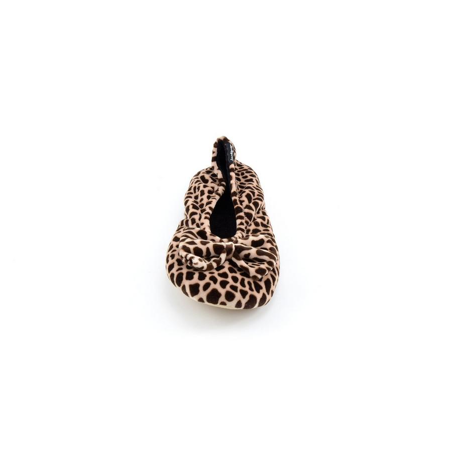 isotoner Girafe Ballerines Pantoufles  